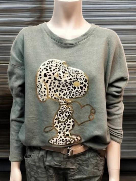 Nuser bluse, army