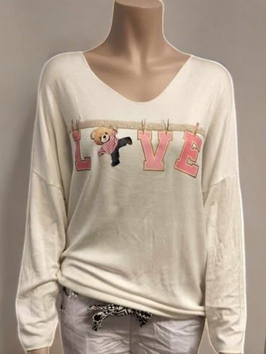 Malica bluse, hvid