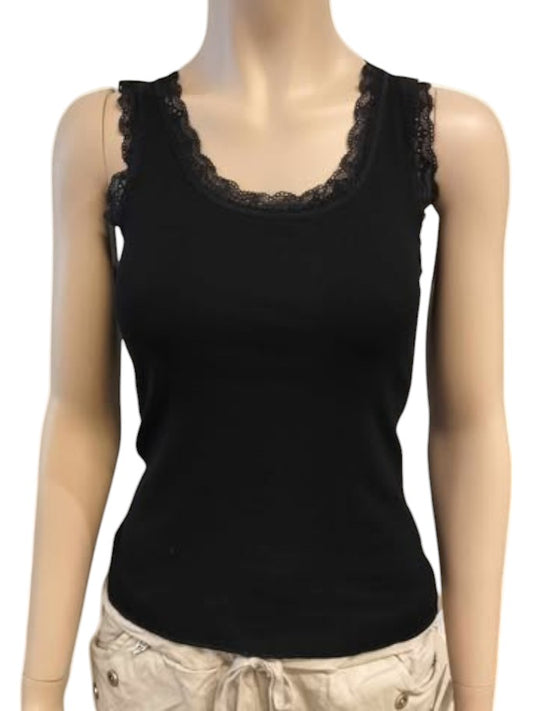 Carol top, sort
