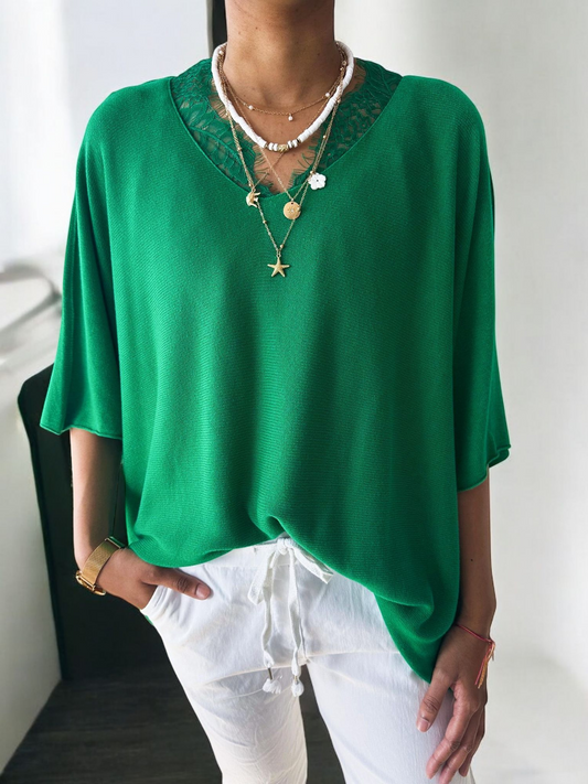 Inez bluse, grøn